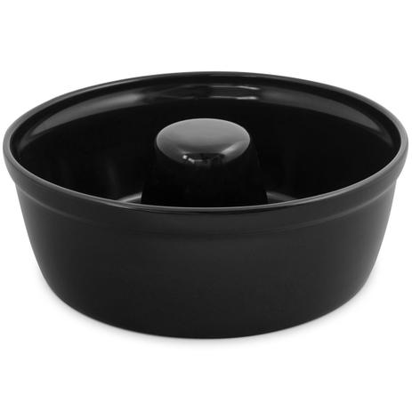Forma Para Bolo E Pudim 23cm 1800ml Em Cerâmica Preto Ceraflame Menor preço em Forma Para Bolo E Pudim 23cm 1800ml Em Cerâmica Preto Ceraflame