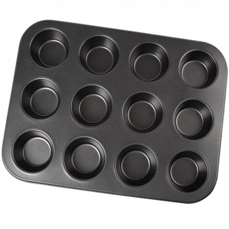 Forma para Cupackes Pao de Queijo Ou Empada com 12 Cavidades 123util Menor preço em Forma para Cupackes Pao de Queijo Ou Empada com 12 Cavidades 123util