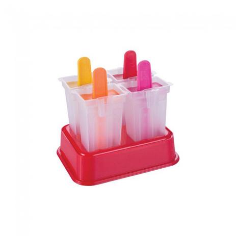 Forma para Paletas Recheadas - 4 Unidades - Plasutil Menor preço em Forma para Paletas Recheadas - 4 Unidades - Plasutil