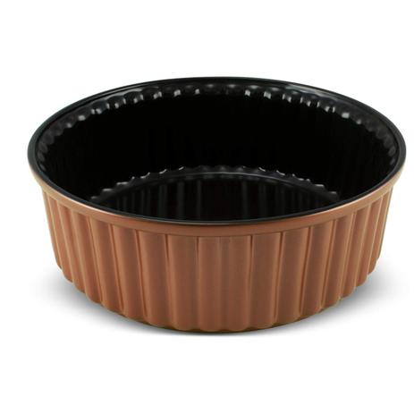 Forma para Suflê 2,6L Ceraflame 8,5cmx25,6cmx25,6cm Cobre Menor preço em Forma para Suflê 2,6L Ceraflame 8,5cmx25,6cmx25,6cm Cobre