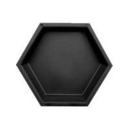 Forma Plástica Sextavada Lisa Bloquete 25x25x6cm - FP034 - Brft Menor preço em Forma Plástica Sextavada Lisa Bloquete 25x25x6cm - FP034 - Brft