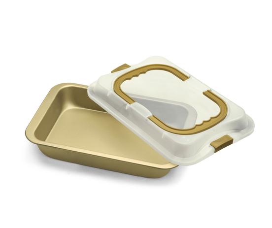 Forma retangular c/ tampa 25x36cm dolce chef - Bialetti Menor preço em Forma retangular c/ tampa 25x36cm dolce chef - Bialetti