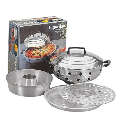 Forma Vigorosa Churrasqueira de Fogão para Pizza e Grelhados Menor preço em Forma Vigorosa Churrasqueira de Fogão para Pizza e Grelhados