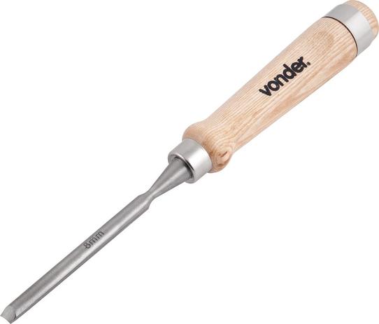 Formão chanfrado 1” aço carbono cabo emborrachado - Vonder Menor preço em Formão chanfrado 1” aço carbono cabo emborrachado - Vonder