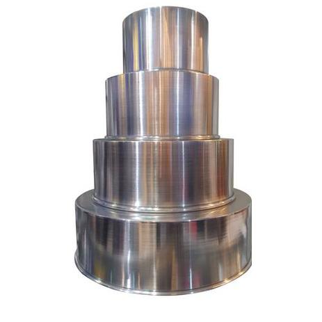 Formas Redondas Altas Com 10 CM Kit Com 4 Peças - Aluminio - Cake tools Menor preço em Formas Redondas Altas Com 10 CM Kit Com 4 Peças - Aluminio - Cake tools