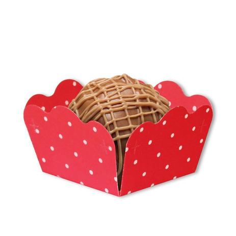 Forminha Caixeta com Poá Vermelho e Branco 40 unidades - Ultrafest é boa?