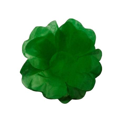 Menor preço em Forminha Flor de Seda Verde Escuro 40 unidades Decorart