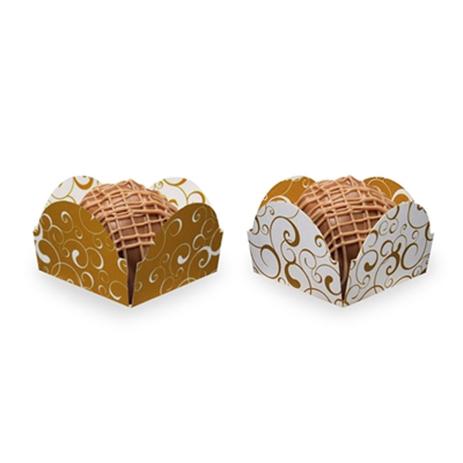 Forminha p/ Doces Arabesco Ouro c/50 - Kid Art - Kidart Menor preço em Forminha p/ Doces Arabesco Ouro c/50 - Kid Art - Kidart