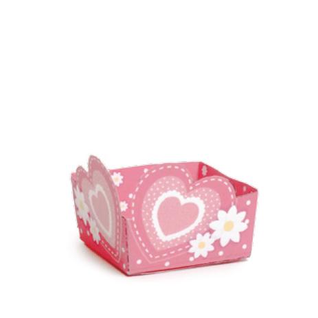 Forminha para Doces Coração Rosa 24 unidades Cromus - Festa express Menor preço em Forminha para Doces Coração Rosa 24 unidades Cromus - Festa express