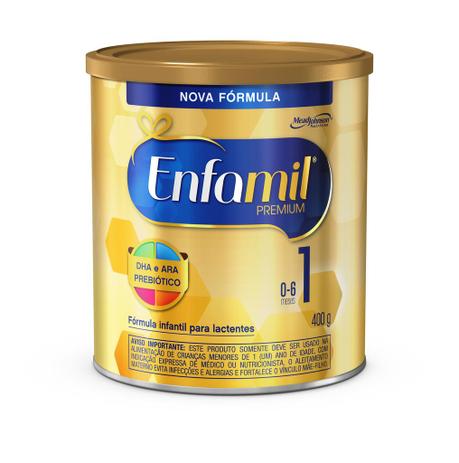 Fórmula Infantil Enfamil Premium 1 400G Menor preço em Fórmula Infantil Enfamil Premium 1 400G