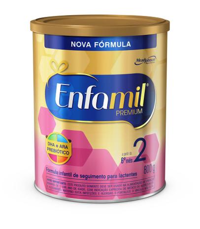 Fórmula Infantil Enfamil Premium 2 800Gr Menor preço em Fórmula Infantil Enfamil Premium 2 800Gr
