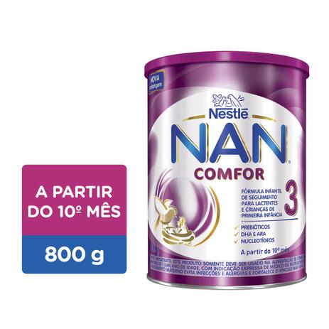 Fórmula Infantil NAN COMFOR 3 Lata 800g - Nestlé é ruim? Fórmula Infantil NAN COMFOR 3 Lata 800g - Nestlé é boa?