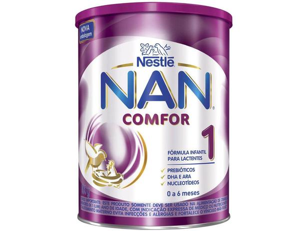 Fórmula Infantil Nestlé Leite Comfor 1 NAN - 800g Menor preço em Fórmula Infantil Nestlé Leite Comfor 1 NAN - 800g