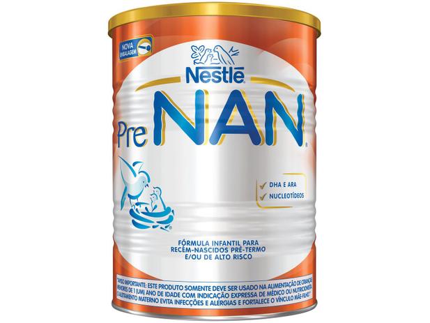 Fórmula Infantil Nestlé Leite Pre NAN - 400g Menor preço em Fórmula Infantil Nestlé Leite Pre NAN - 400g