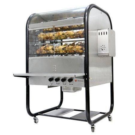 Forno Assador Hottor Gás R Gigante 50 Frangos Venâncio FHV Menor preço em Forno Assador Hottor Gás R Gigante 50 Frangos Venâncio FHV