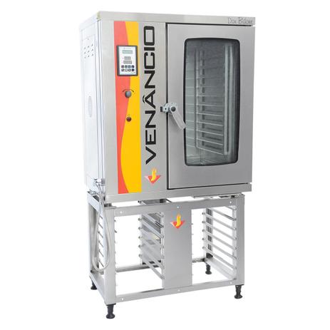 Forno Combinado Elétrico P/ 20 GNs Venâncio FCDB20E Don Bidone Trifásico Menor preço em Forno Combinado Elétrico P/ 20 GNs Venâncio FCDB20E Don Bidone Trifásico