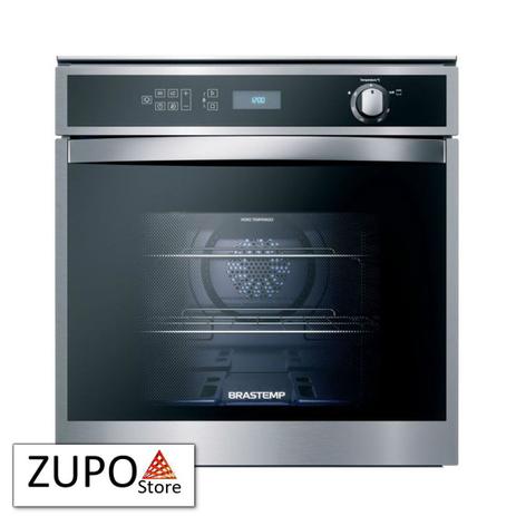 Forno de Embutir à Gás 78 Litros Brastemp - BOH84AR - 220V Menor preço em Forno de Embutir à Gás 78 Litros Brastemp - BOH84AR - 220V