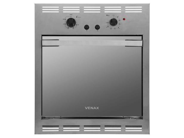 Forno de Embutir a Gás GLP Venax Cristallo GII - Inox Grill 50L Menor preço em Forno de Embutir a Gás GLP Venax Cristallo GII - Inox Grill 50L