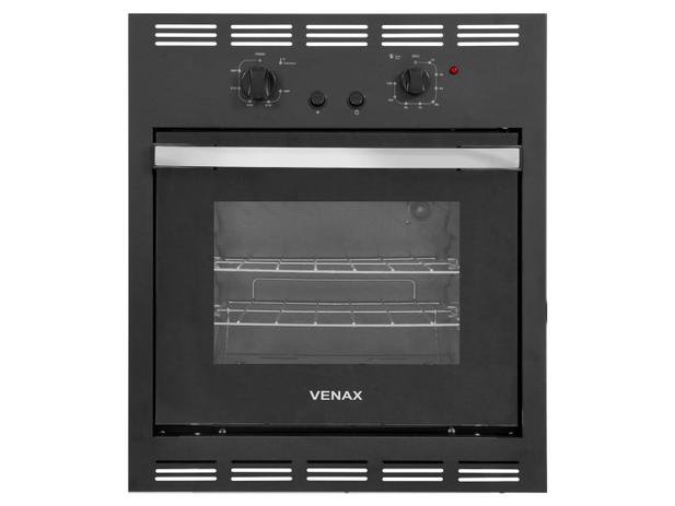 Forno de Embutir a Gás GLP Venax Totale Nero - EG GII 18284 50L Grill