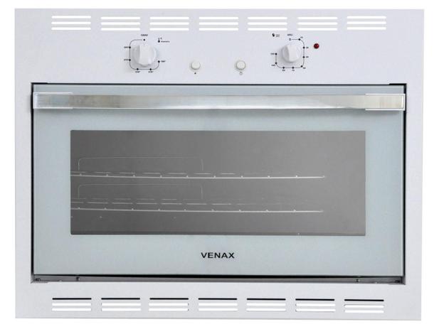 Forno de Embutir a Gás Natural Venax Bianco GII - 18278 50L Grill Timer