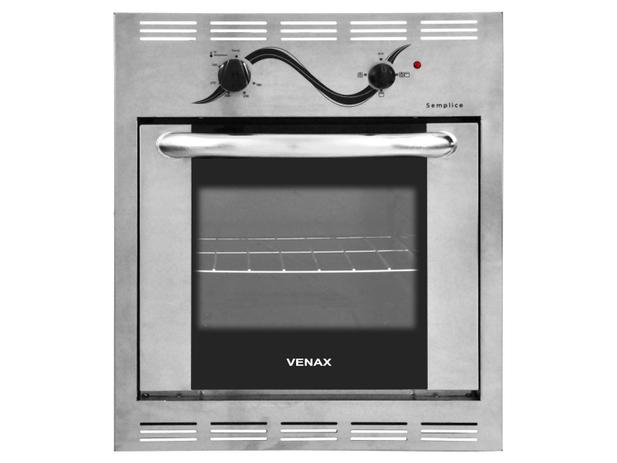 Forno de Embutir a Gás Natural Venax - Semplice GII 176659 Inox 50L Grill