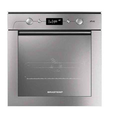 Forno de Embutir Brastemp Ative 67 Litros Inox 220v - BO160