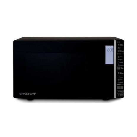Forno de Micro-ondas Brastemp Espelhado com Grill 32L Preto BMG45A Menor preço em Forno de Micro-ondas Brastemp Espelhado com Grill 32L Preto BMG45A