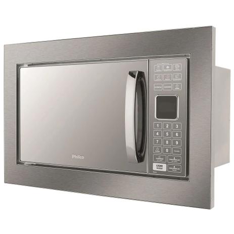 Forno de Micro-ondas de Embutir Philco 25 L - Inox 127 ou 220 V Menor preço em Forno de Micro-ondas de Embutir Philco 25 L - Inox 127 ou 220 V