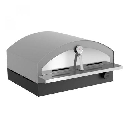 Forno de Pizza à Gás Portátil Metávila Cinza Menor preço em Forno de Pizza à Gás Portátil Metávila Cinza