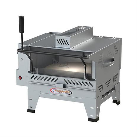 Forno De Pizza Grill Giratório À Gás Luxo Com 1 Infravermelho Itajobi Menor preço em Forno De Pizza Grill Giratório À Gás Luxo Com 1 Infravermelho Itajobi