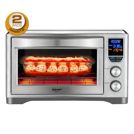 Forno Elétrico 21 Litros Semp Unique FO9018PT1 Inox 110V Menor preço em Forno Elétrico 21 Litros Semp Unique FO9018PT1 Inox 110V