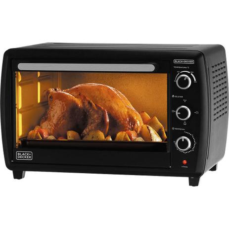 Forno Elétrico 45L Black Decker com Timer FT45 Preto 127V Menor preço em Forno Elétrico 45L Black Decker com Timer FT45 Preto 127V