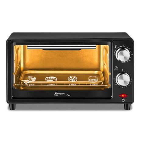 Forno Elétrico 8L Lenoxx com Timer Fast PFO301 Preto 127V Menor preço em Forno Elétrico 8L Lenoxx com Timer Fast PFO301 Preto 127V