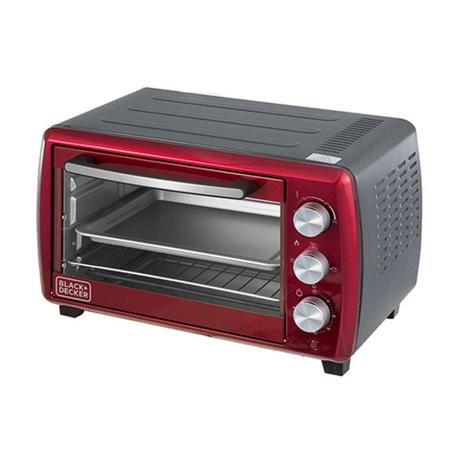 Forno Elétrico Black Decker 21Litros Vermelho 110V FT21V-BR - Black decker Menor preço em Forno Elétrico Black Decker 21Litros Vermelho 110V FT21V-BR - Black decker