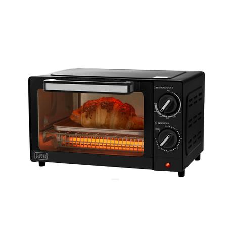 Forno elétrico Black Decker 9 litros preto 220v - Black+decker Menor preço em Forno elétrico Black Decker 9 litros preto 220v - Black+decker