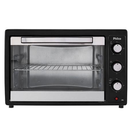 Forno Elétrico de Bancada Philco 38 Litros PFE38P Preto Menor preço em Forno Elétrico de Bancada Philco 38 Litros PFE38P Preto