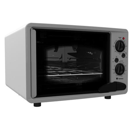 Forno Elétrico De Bancada Venax Luxo 45 Litros Branco 220V Menor preço em Forno Elétrico De Bancada Venax Luxo 45 Litros Branco 220V