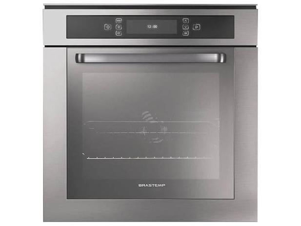 Forno Elétrico de Embutir Brastemp 67L Inox com Função Ar Forçado e Painel Touch BO260AR