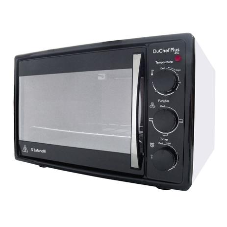 Forno Elétrico Du Chef Plus 45 Litros 1750W Branco Safanelli Menor preço em Forno Elétrico Du Chef Plus 45 Litros 1750W Branco Safanelli