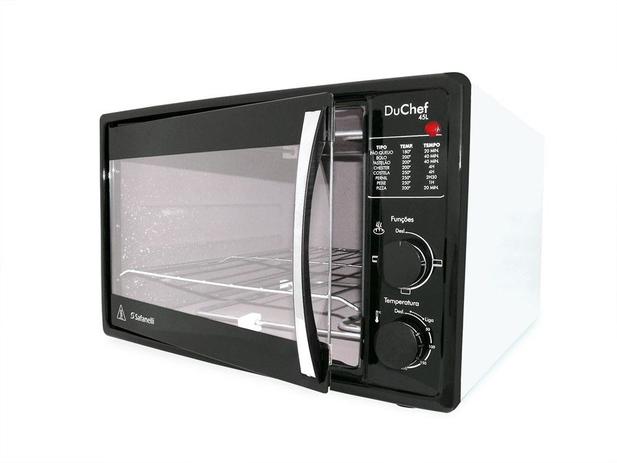 Forno Eletrico Du Chef White 45L 127V - Safanelli Menor preço em Forno Eletrico Du Chef White 45L 127V - Safanelli