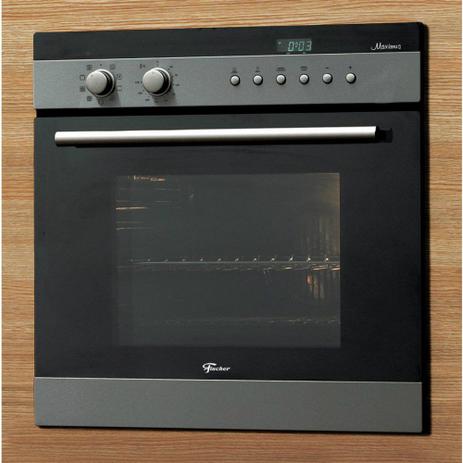 Forno Eletrico Fischer Maximus de Embutir em Aço Inox 56LT Menor preço em Forno Eletrico Fischer Maximus de Embutir em Aço Inox 56LT