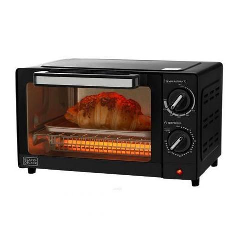 Forno Elétrico FT95 Black+Decker 9L 1000w Desligamento Automático 127v - Black decker Menor preço em Forno Elétrico FT95 Black+Decker 9L 1000w Desligamento Automático 127v - Black decker