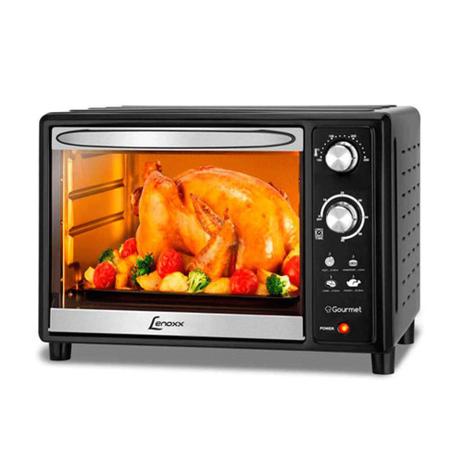 Forno Elétrico Gourmet PFO305 36L 250 Preto LENOXX Menor preço em Forno Elétrico Gourmet PFO305 36L 250 Preto LENOXX