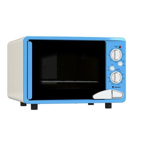 Forno Eletrico Luxo 45L Classic Vintage Azul - Venax Menor preço em Forno Eletrico Luxo 45L Classic Vintage Azul - Venax