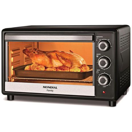Forno Elétrico Mondial Forno Family 2 36L 1400W Preto FR-17 Menor preço em Forno Elétrico Mondial Forno Family 2 36L 1400W Preto FR-17