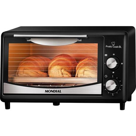Forno Elétrico Mondial Pratic Cook FR-09 6 Litros - Preto - 220V é boa?