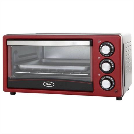 Forno Elétrico Oster Gran Taste 15L 127V Vermelho Menor preço em Forno Elétrico Oster Gran Taste 15L 127V Vermelho