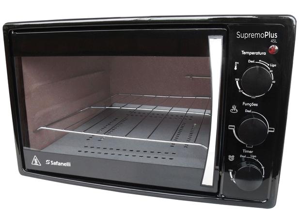 Forno Elétrico Safanelli Supremo Plus 45L Grill - Timer