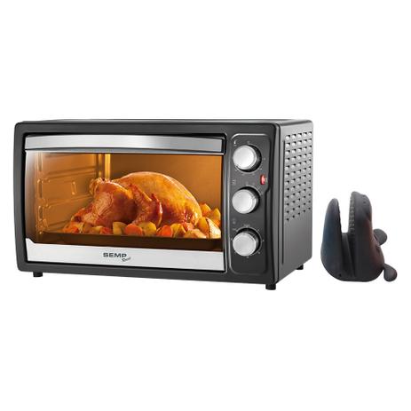 Forno Elétrico Semp Roast 42L c/ Timer FO6016PR 110V + Luva de Silicone Rojemac Menor preço em Forno Elétrico Semp Roast 42L c/ Timer FO6016PR 110V + Luva de Silicone Rojemac