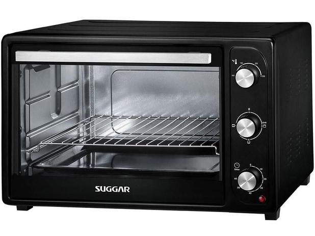 Forno Elétrico Suggar Preto 50L com Grill - com Timer FE5012PT Menor preço em Forno Elétrico Suggar Preto 50L com Grill - com Timer FE5012PT
